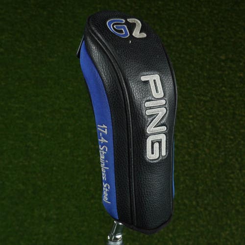 PING G2 3 FAIRWAY WOOD 3W HEADCOVER 17-4 STAINLESS STEEL BLACK / BLUE ~ LOOK!!
