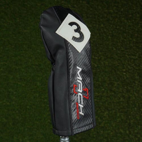ORLIMAR MACH 1 PRO 3 FAIRWAY WOOD 3W HEADCOVER BLACK ~ LOOK!!