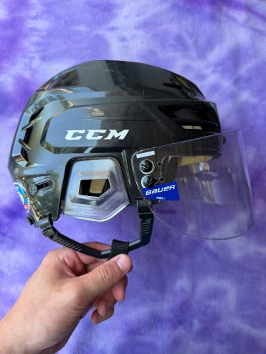 Blue Medium CCM Tacks 110 Helmet (Used)