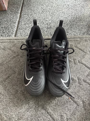 Black Men's Size M 12.5 (W 13.5) Adult Nike Vapor Edge 360 Cleats (New)