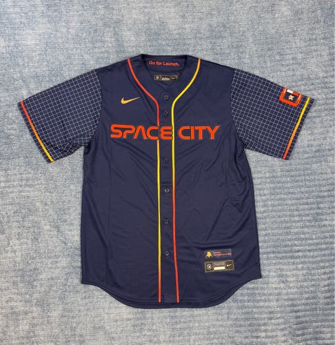 Nike Houston Astros Space City Jersey Navy Men’s X-LARGE City Connect MLB NEW