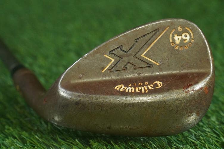 Callaway X 64 9 Wedge Lob Mamiya Recoil 807 F3 Regular Flex Graphite Raw RH