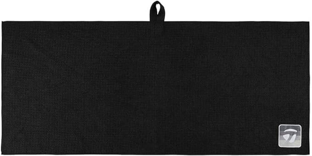 Taylor Made "Tbug" Magnet Players Towel (Black, 17"x 40") 2023 Golf NEW