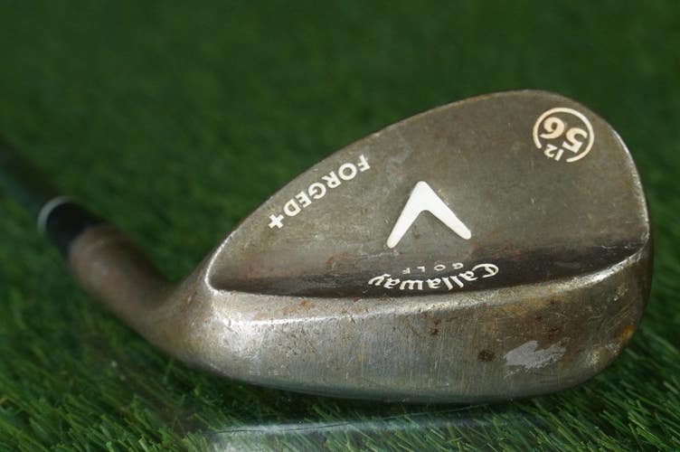 Callaway Forged+ 56 12 Wedge Sand Forged Wedge Steel Shaft Right Rh ~ Raw!!