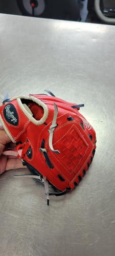 Used Rawlings 9 BB/SB Glove RH Throw Red 9" 11497-S000159754