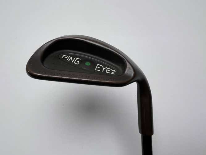 Ping Eye 2 + Beryllium Copper Sand Wedge SW Green Dot 2* Up Aldila Wedge RH