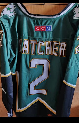 DALLAS STARS Derian Hatcher Throwback Hockey Jersey Men's Replica