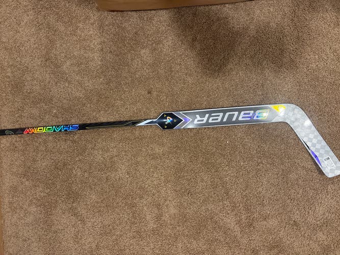 Senior Bauer Supreme Shadow Full Right Goalie Stick 25" Paddle (New)