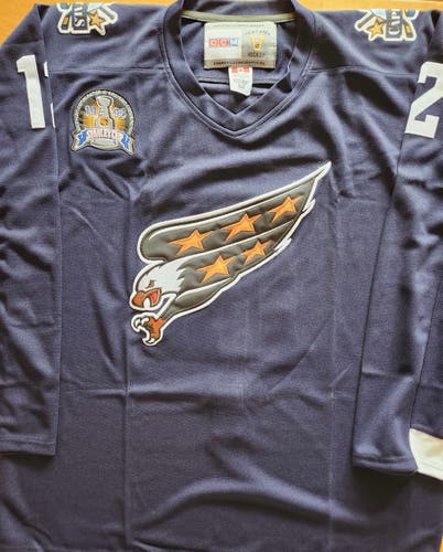 Peter Bondra Washington Capitals Practice Jersey Stanley Cup Patch
