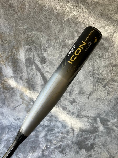 2023 Rawlings Icon Composite Bat USABat Certified (-8) Composite 23 oz 31" (Used)