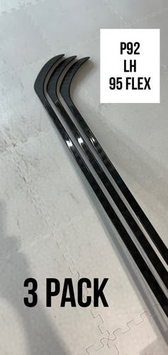 Senior(3x)Left P92 95 Flex ProBlackStock™ Blackouts Unbranded Pro Stock Nexus Hockey Sticks