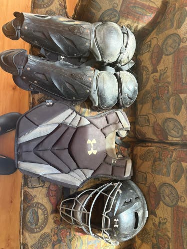Black Under Armour Pro series Catcher's Set (Used)