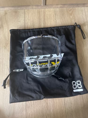CCM FV1 Full Face Shield Size Sr WORN ONCE