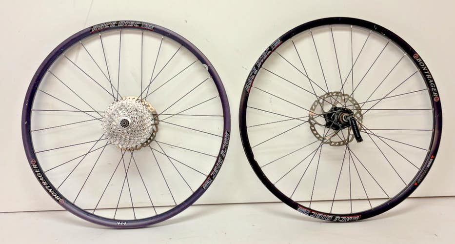 Bontrager Race Disc Tubeless 9-Speed 28-Spoke Black Aluminum 26" QR Mtn Wheelset