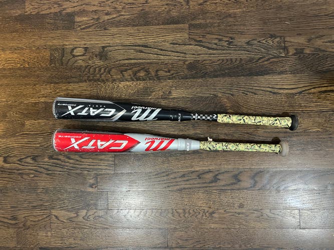 2 for 1 Marucci CATX & CATX Vanta Composite USSSA Certified Bat (-10) 18 oz 28" (Used)