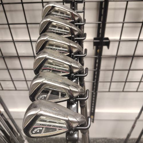 Callaway Big Bertha Right Handed Iron Set (6 Clubs) #6 - #9, PW, GW (Used)