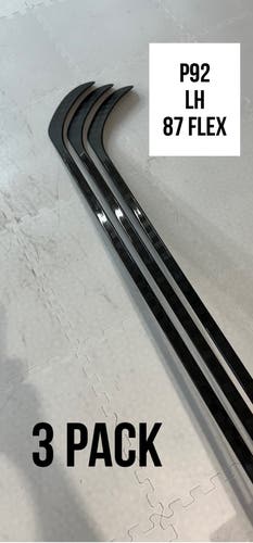 Senior(3x)Left P92 87 Flex 67” ProBlackStock™ Unbranded Blackouts Pro Stock Nexus Hockey Sticks