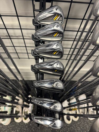 Men's 2012 TaylorMade Rocketbladez Left Hand Iron Set Regular Flex (Used)