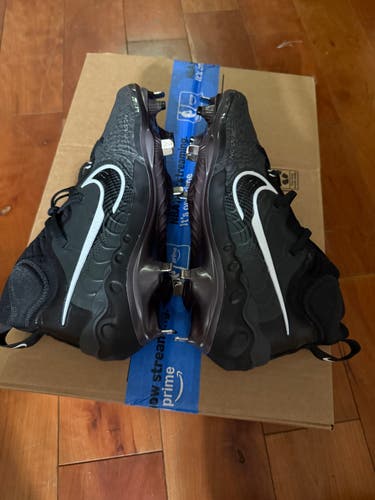 Black Men's Size M 8.5 (W 9.5) Adult Nike Alpha Huarache NXT Metal (New)