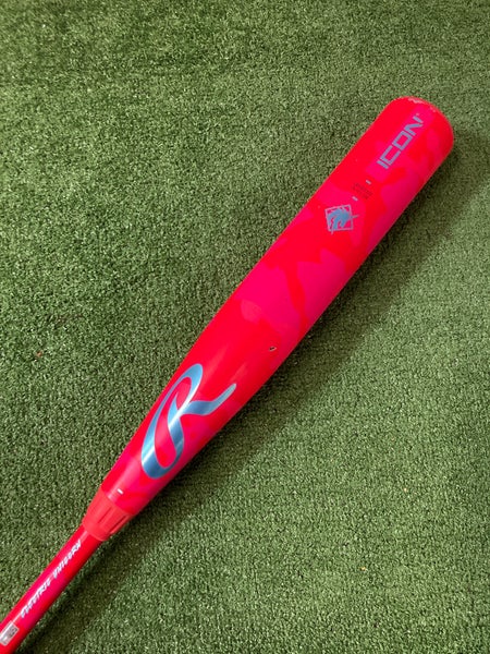 2025 Rawlings Icon Composite Bat USSSA Certified (-8) Composite 24 oz 32" (Used)
