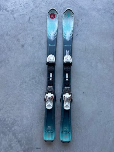 Blizzard Sheeva 110 cm Skis With IQ 4.5 Bindings (Used)