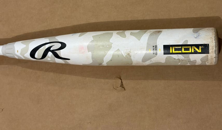 2025 Rawlings Icon Composite USSSA Certified Bat (-8) 22 oz 30" (Used)