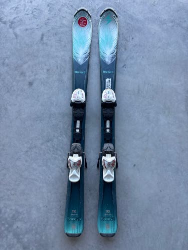 Blizzard Sheeva 110 cm Skis With IQ 4.5 Bindings (Used)