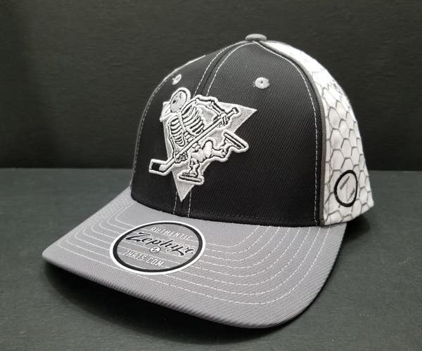 NEW Pittsburgh Penguins Skeleton Bones NHL  Zephyr Hat Cap