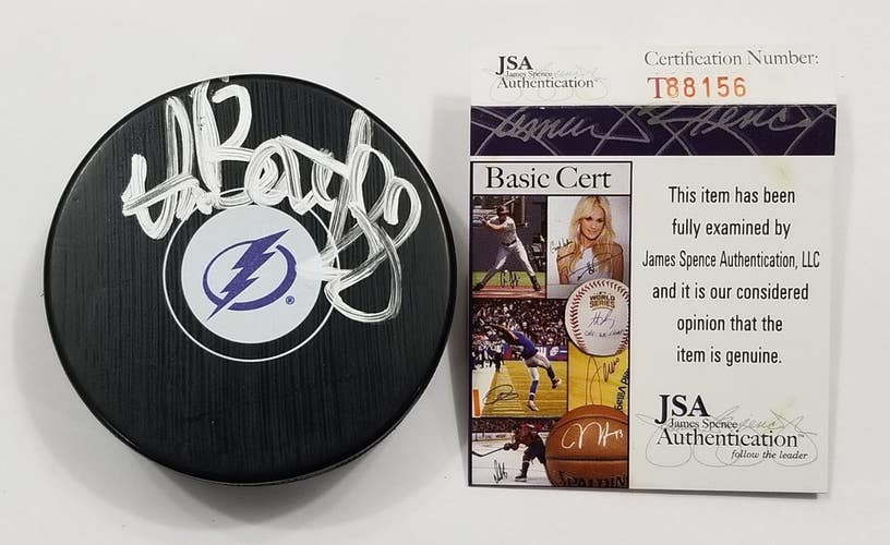 ANDREI VASILEVSKIY Autographed Tampa Bay Lightning NHL Signed Hockey Puck