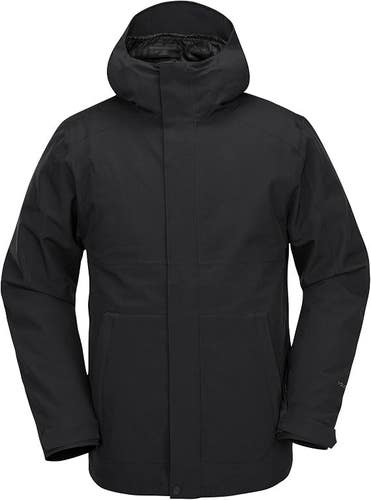 MENS VOLCOM BRIGHTON FULL ZIP WINTER JACKET (XL) BLACK
