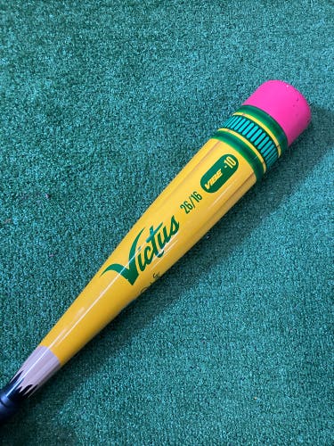 2024 Victus Vibe Alloy Bat USSSA Certified (-10) Alloy 16 oz 26" (Used)