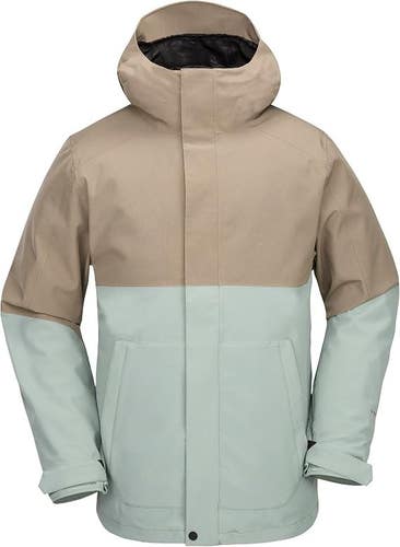 MENS VOLCOM BRIGHTON FULL ZIP WINTER JACKET (MEDIUM) AGAVE
