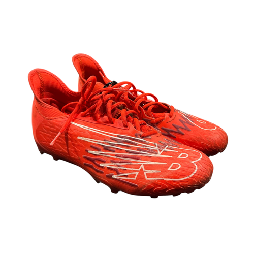 Used New Balance BURN XLR3 Soccer Cleats Orange Youth 08.5 11375-S000380052