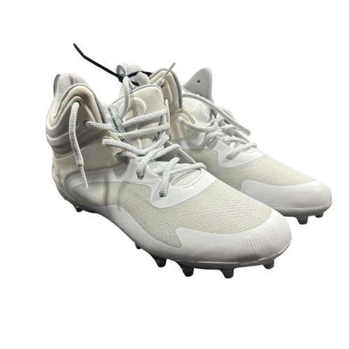 Used Under Armour LAX Cleats Mens White Senior 10.5 11375-S000380053