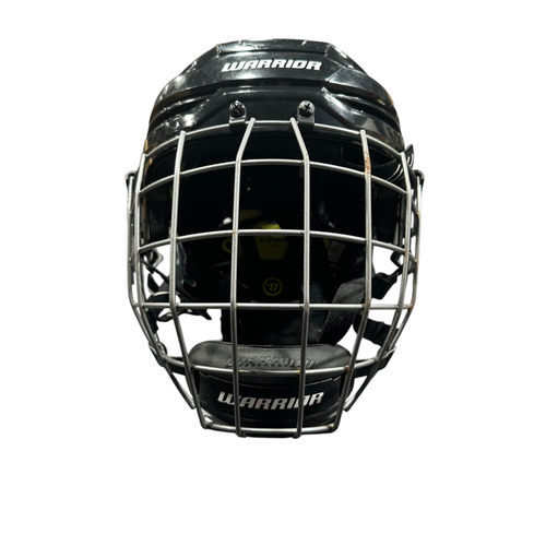 Used Warrior ALPHA ONE PRO Helmet Cage Combo Black LG 11375-S000380059