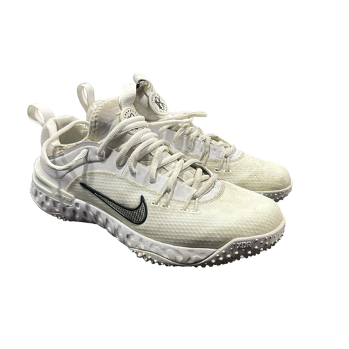 Used Nike LAX Cleats Mens White Senior 8 11375-S000380055