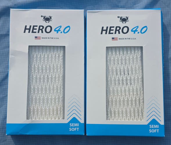 (2) Brand New Pieces of ECD HERO 4.0 MESH ☆ WHITE ☆