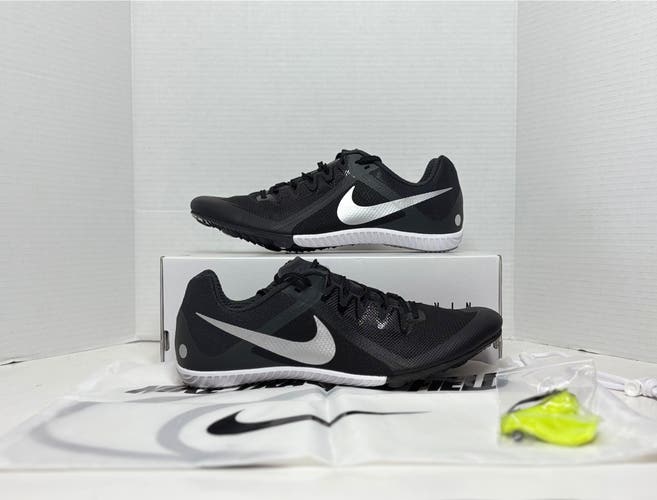 Black Men's Size M 12.0 (W 13.0) Adult Nike Shoes (New) Zoom Rival Multi Track & Field Spikes FZ9664