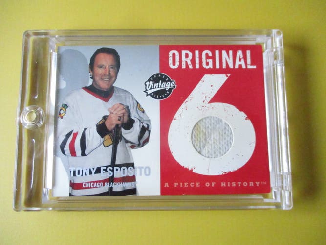 Tony Esposito Upper Deck Vintage Original 6 Hockey Trading card O-TE.