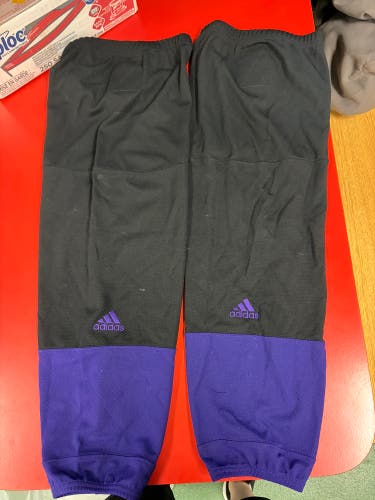 Black Senior Large Hockey Socks (Used)