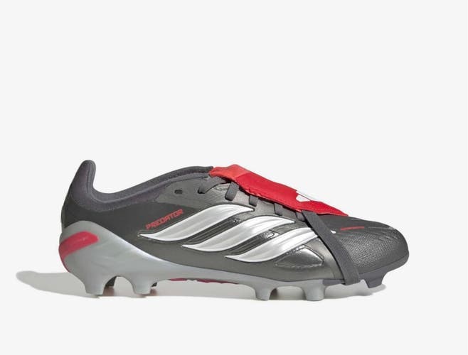 Adidas Predator Elite FT Fold Over Tong Soccer Cleats Iron Metallic Size 6 *NEW*