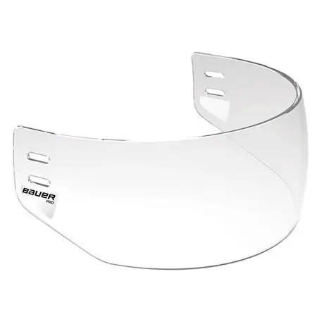 New Bauer Pro Straight Visor - Clear (1050370)