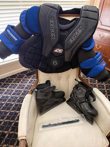 Medium 2024 Vaughn Velocity V10 Goalie Chest Protector (Used)
