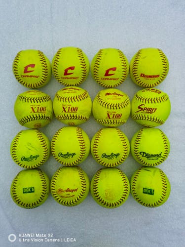 Softball 16 Pack 11" (Used)