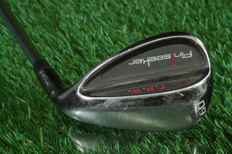 Pinseeker T.P.W. 60 Lob Wedge Steel Shaft Wedge Flex Right Handed RH ~ LOOK!!