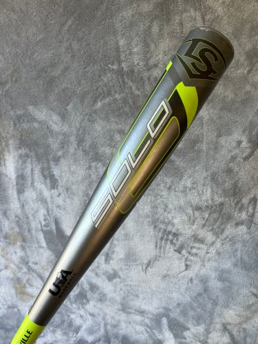 2020 Louisville Slugger Solo Alloy Bat USABat Certified (-13) Alloy 17 oz 30" (Used)