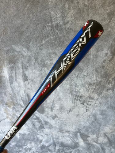 Rawlings Threat Composite Bat USABat Certified (-12) Composite 16 oz 28" (Used)
