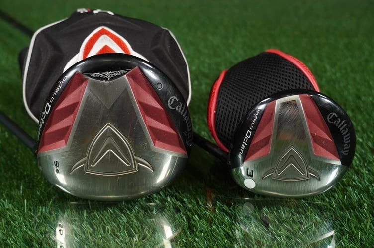 Callaway Diablo Octane Project X 6.0 Driver + 3 Wood Set Stiff Flex Graphite RH