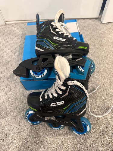 Bauer XLP Adjustable Inline Skates Regular Width Size 7 - 10 Youth (Used)
