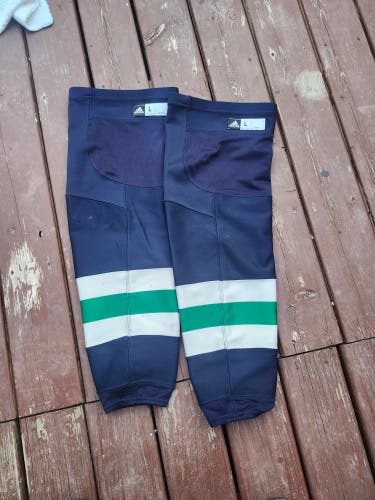 Canucks RR Large Adidas Socks Pro Stock (New)